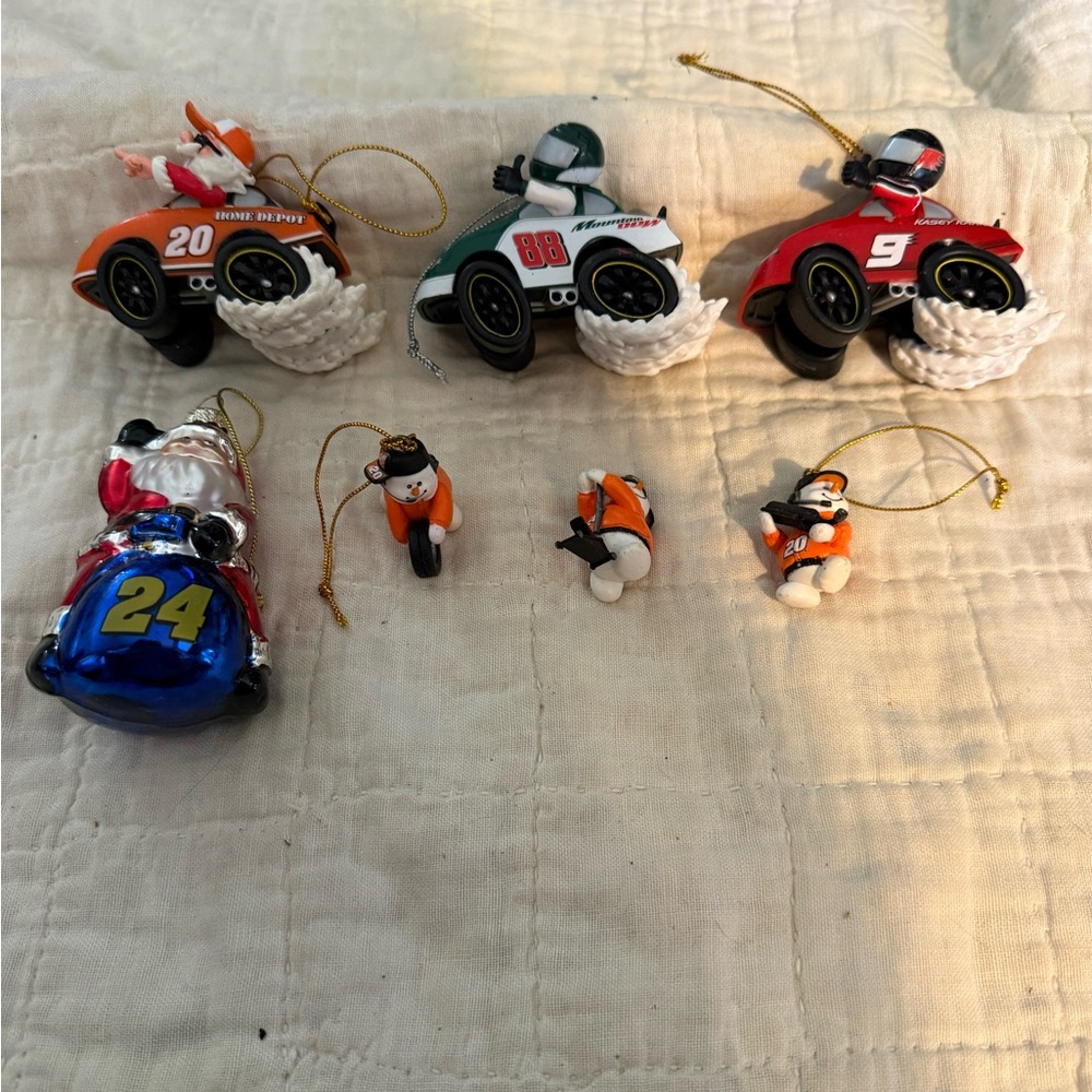 NASCAR  Ornament Set